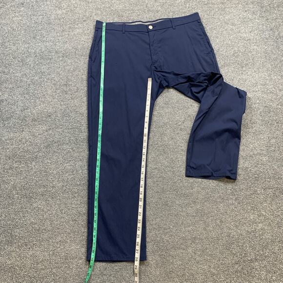 Original Penguin Pants Mens 36 Navy Blue Stretch Nylon Quick Dry Golf Chino - Picture 5 of 10